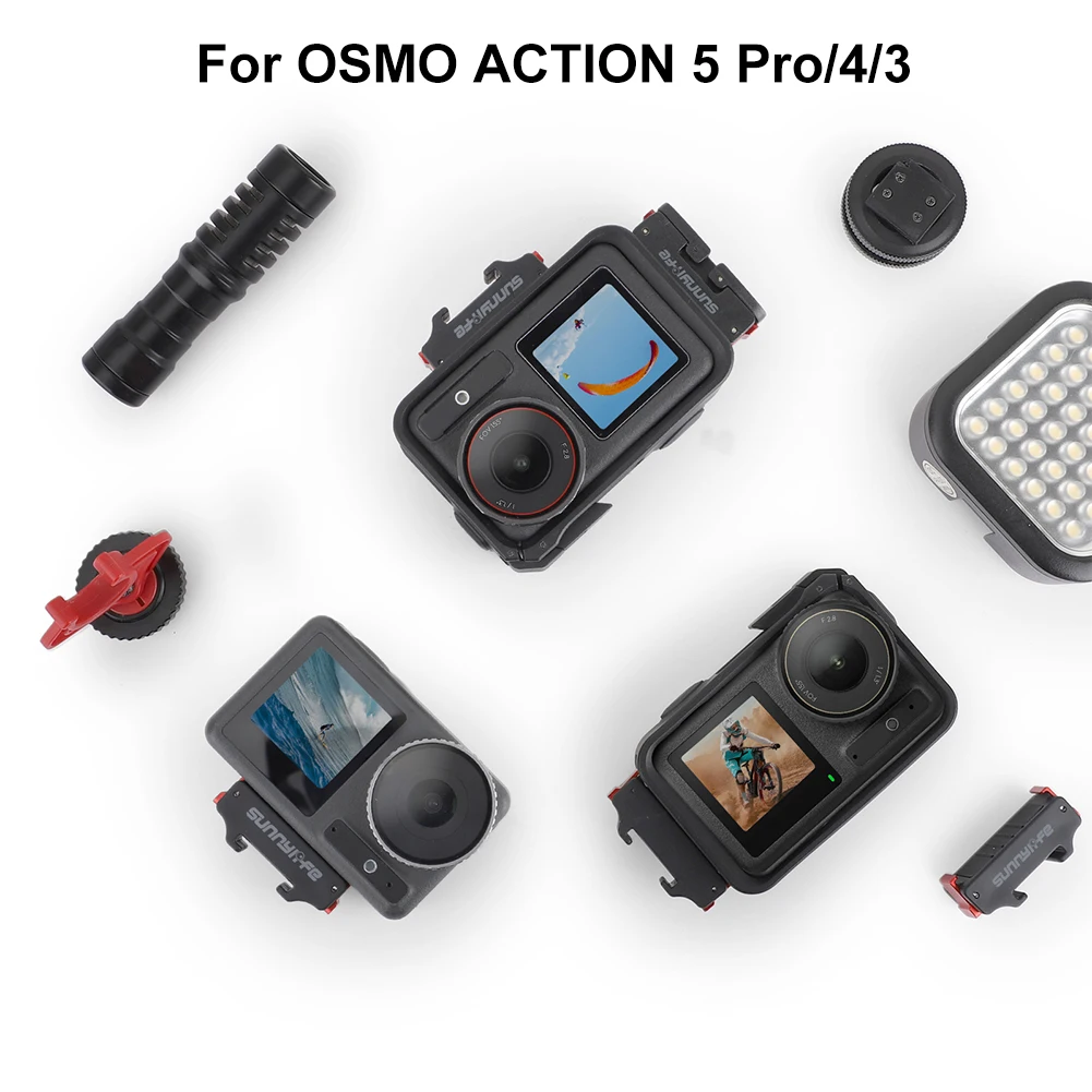 Camera magnetische Quick Release Cold Shoe uitbreidingsadapter voor DJI Osmo Action 5 Pro 4 3-accessoires
