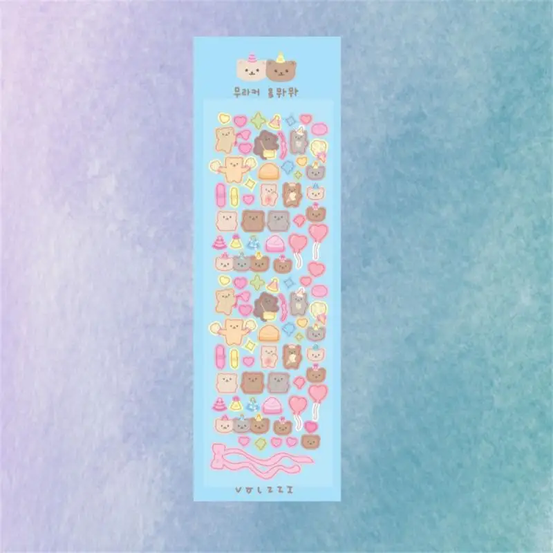 The Art Decorative Stickers Multi-function Goo Card Sticker Fashionable Lovely Decorative Sticker Scrapbook Decoration Fun