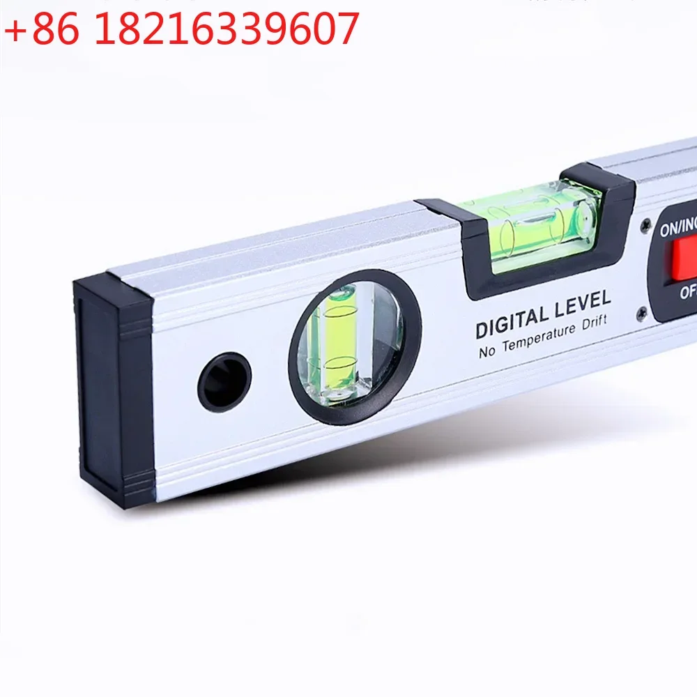 YAO NEW! 40cm/60cm/80cm Electronic Digital Display Level Ruler Aluminum Alloy Angle Inclinometer Laser Infrared Magnetic Level R