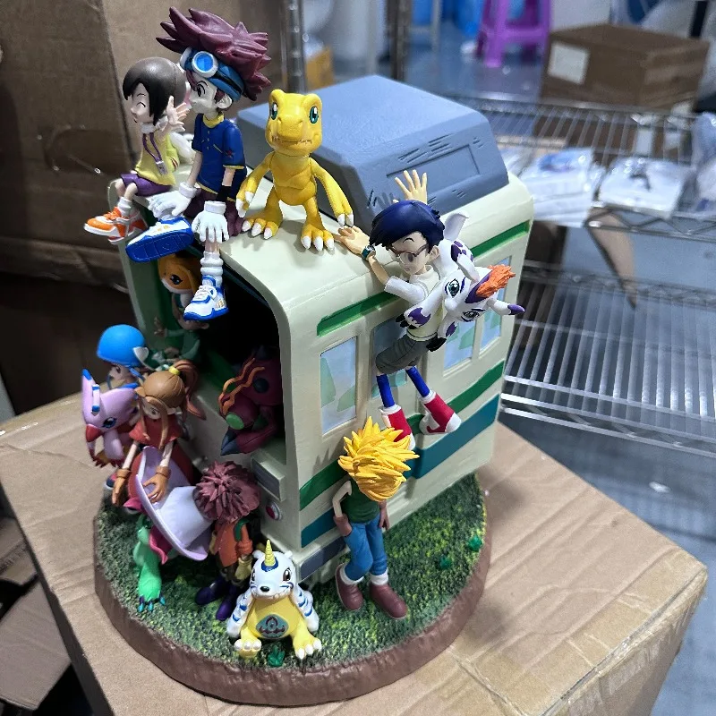34cm digimon aventura figura memórias de infância yagami taichi anime coleção modelo ornamentos de mesa férias crianças brinquedos
