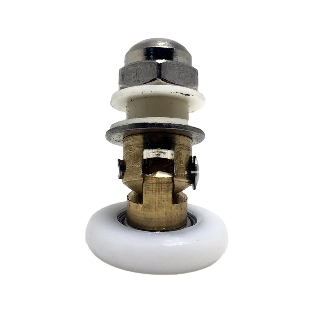 

4pcs Shower Door Rollers/Wheels Universal eccentric pulley Stainless steel track eccentric adjustable bathroom pulley