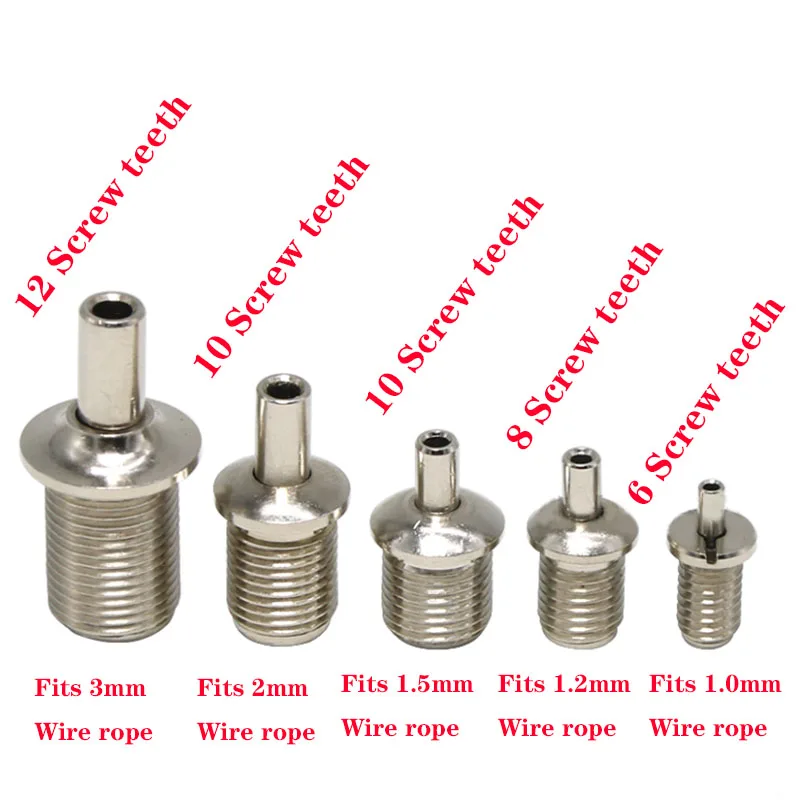 Send Nut Copper Tension Head Wire Rope Lifting Code Adjustable Self-Locking Connector M6M8M10M12 Lighting Hardware Accessories