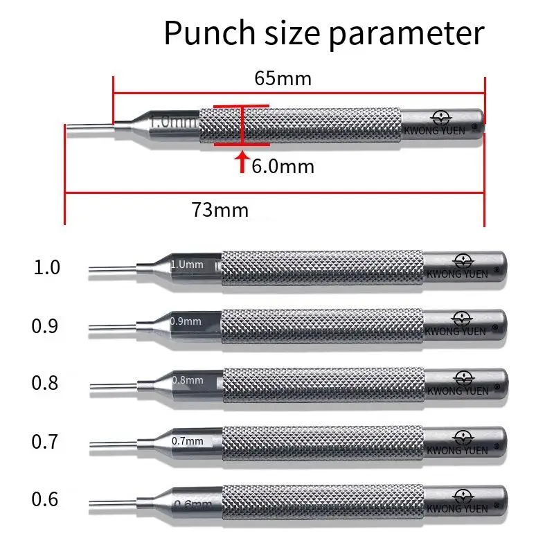 Watch Removal Tool Removing Strap Needle Punching Replaceable Strap Card Needle Thimble KWONG YUEN Precision Watch Repair Tool