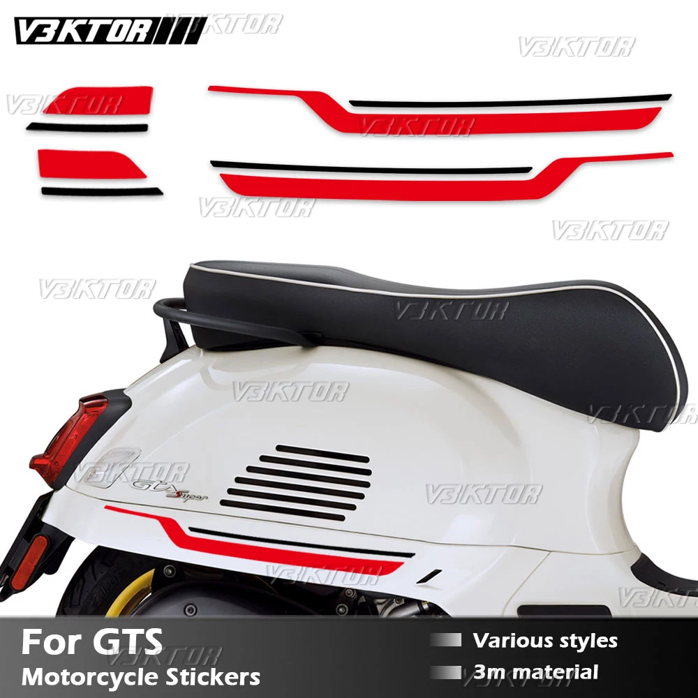 Motorcycle Decal Waterproof Sticker For Vespa GTS 300 gts 300 hpe gts 250 gts 125 super sport