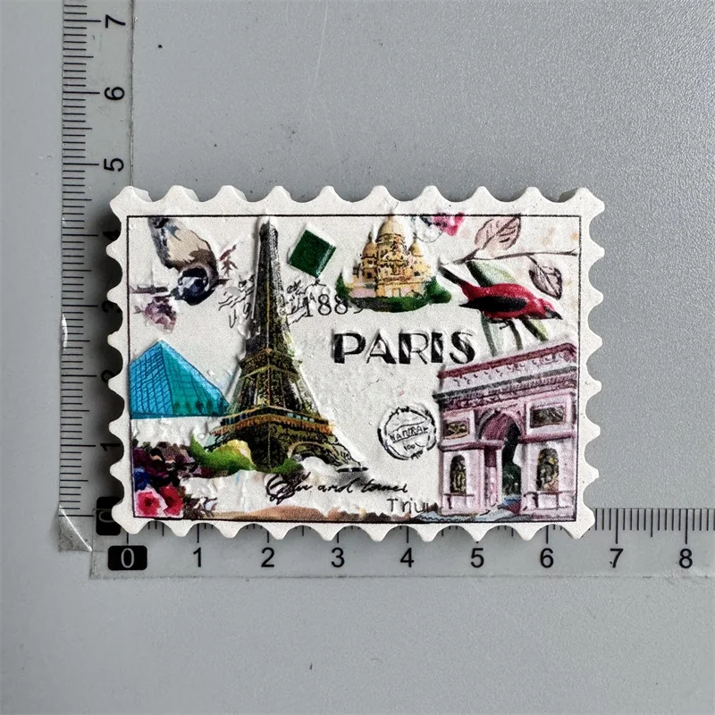 Paris Frankreich Tourist Souvenir Kühlschrankmagnete Eiffelturm Französische magnetische Aufkleber Annecy Dekoration auf dem Kühlschrank Reisegeschenke – Detail 33