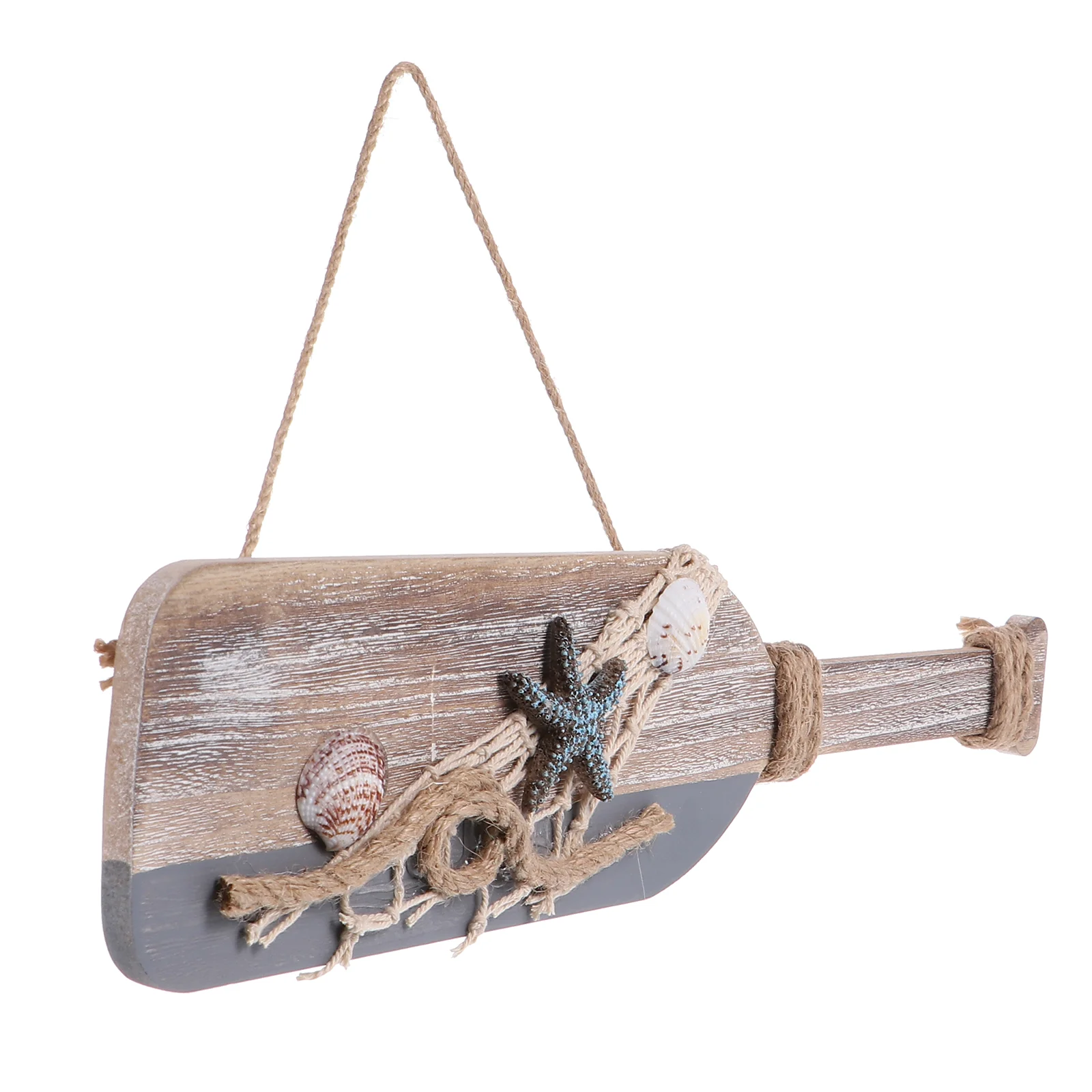 Home Accessories Vintage Paddle Decoration Hanging Ornament Wall Pendant Wood Pendants Wooden Seaside