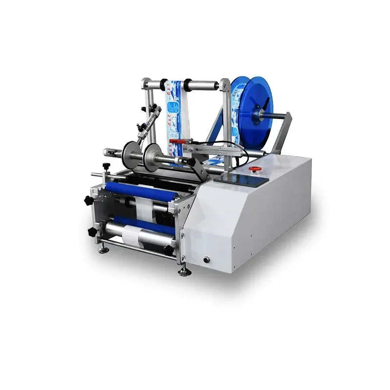 

Semi-automatic, bottle, labeling machine, plastic bottle, trademark machine, manual,