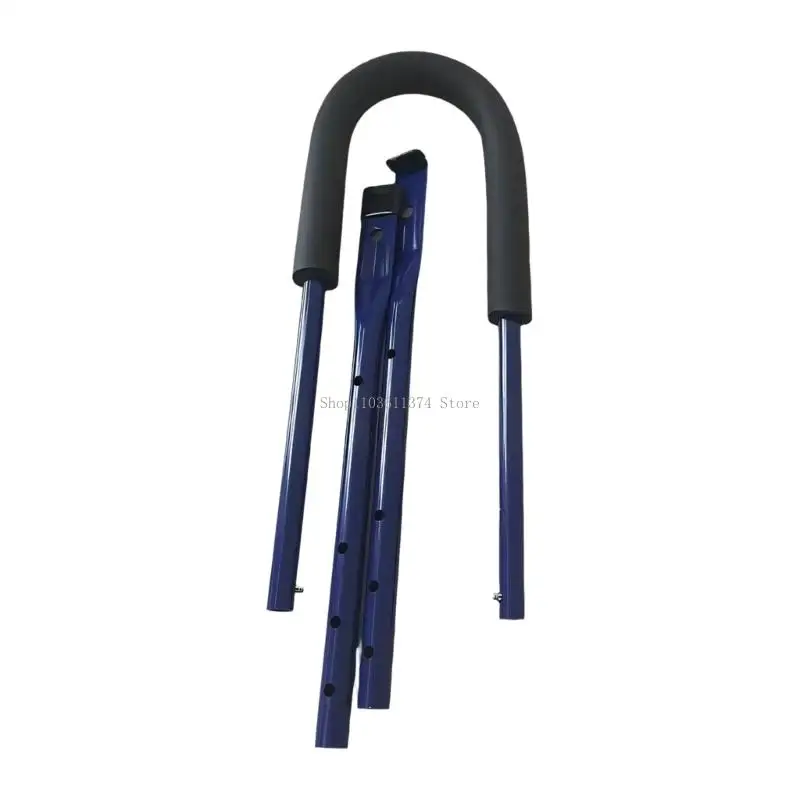Practice Push Handle for Kids Bikes with Telescoping Bar, Padded Grip, and Rear Mount Support for Adult Control view 2