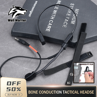 WADSN Tactic True Bone Conduction Earphones MH180-V Hunting game headphones For Interface 7.0PLUG PTT