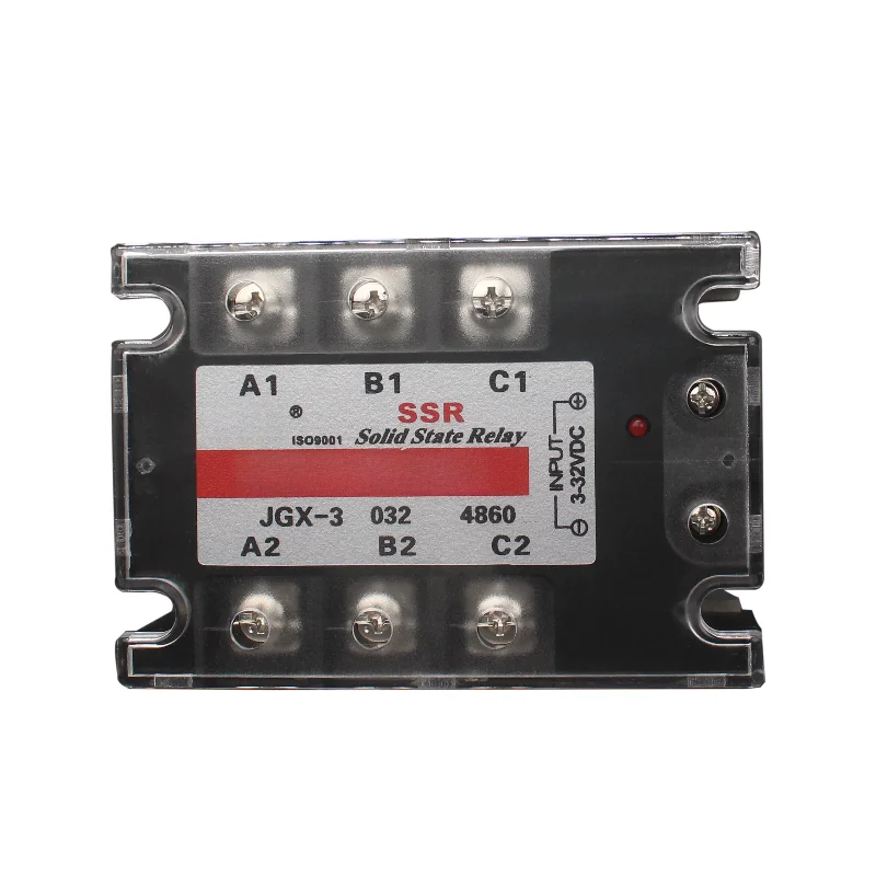 3 Phase Solid State Relay JGX-3 DC Control AC 10A-250A SSR Module