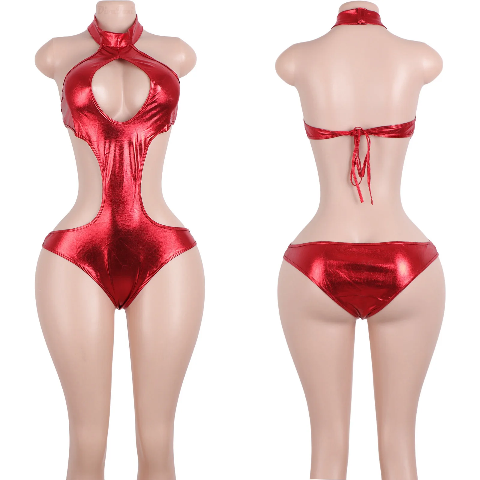 

Woman Exotic Dancewear Rainbow Multi Color Stripper Outfits Wholesale Club Performance Dance Wear Sexy Lingerie Stage Fishnet
