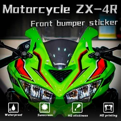 For ZX-4R ZX-4RR 2023 Reflective Motorcycle Fairing Stickers Kits Motor Bike Head Garland Decal Waterproof Accessories