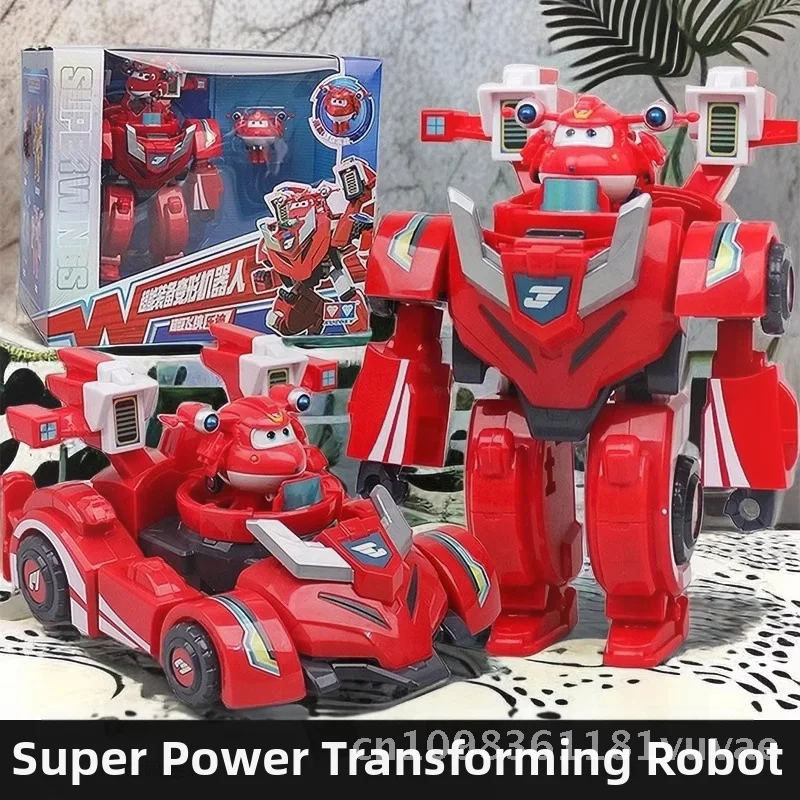 Jouet de voiture robot transformé pour enfants, Super Flying Man Racing Le Di King Kong Little Love Golden Boy, équipement électrique DIY