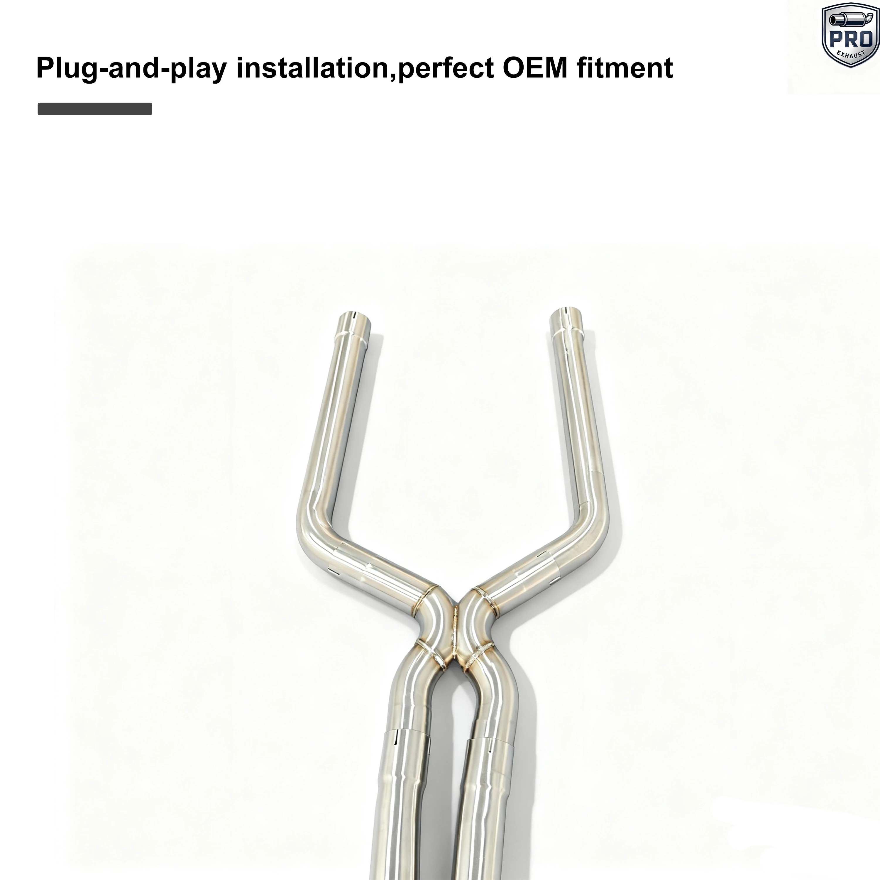 PRO مناسبة لرسم أنابيب العادم مع الصمامات وحلق الذيل في الأقسام الوسطى والخلفية لسيارات BMW M5 G90 4.4T