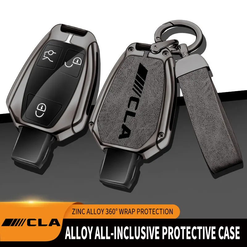 

Zinc Alloy Car Key Case For Mercedes CLA200 CLA260 CLA220 Remote Control Protector For Mercedes Benz CLA Key Cover Accessories