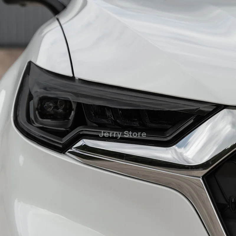 For Red Banner HS5 2019-2023 Headlight Protective Film Headlamp Smoked Black Tint Anti-Scratch Protective TPU Repair Sticker