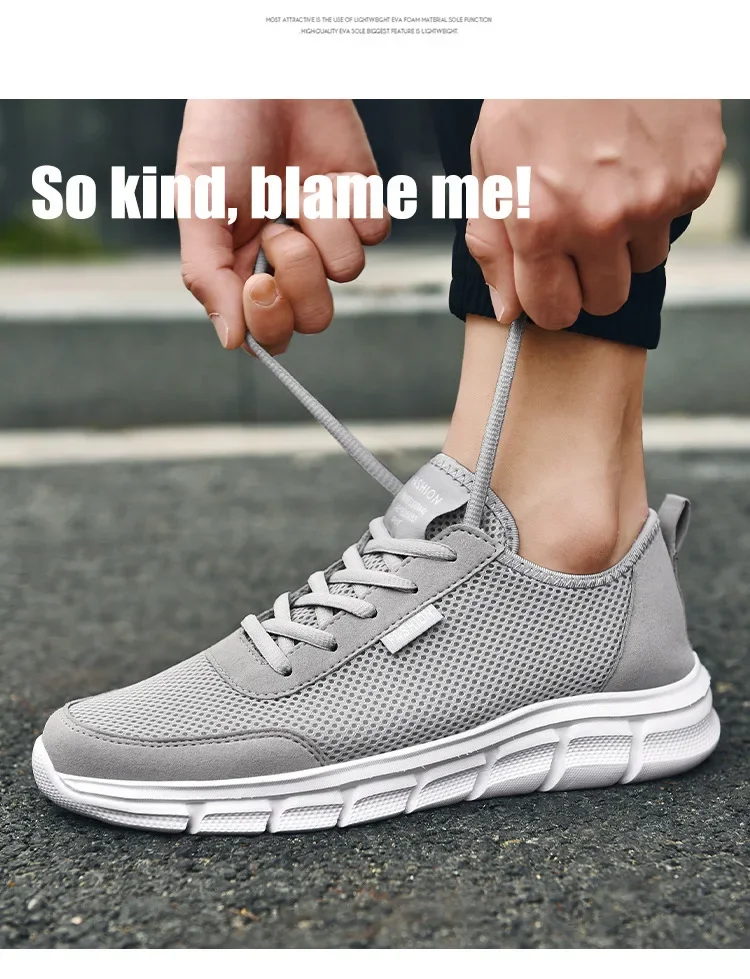 

Men's Sneakers Men Sport Running Shoes Male Size 39-48 Running 2024 Summer Buffer Shock Stable Slip Sneakers Zapatillas Hombre