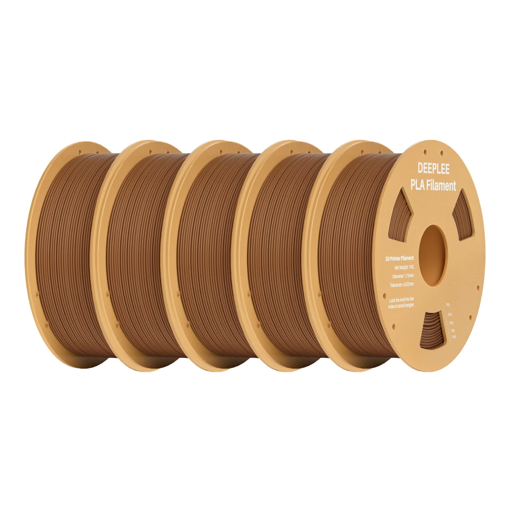 DEEPLEE 5/10KG PLA Filament 1,75mm Lebendige Farben FDM 3D-Drucker Verbrauchsmaterialien Geringe Fadenbildung, Hohe Präzision Deeplee Filament