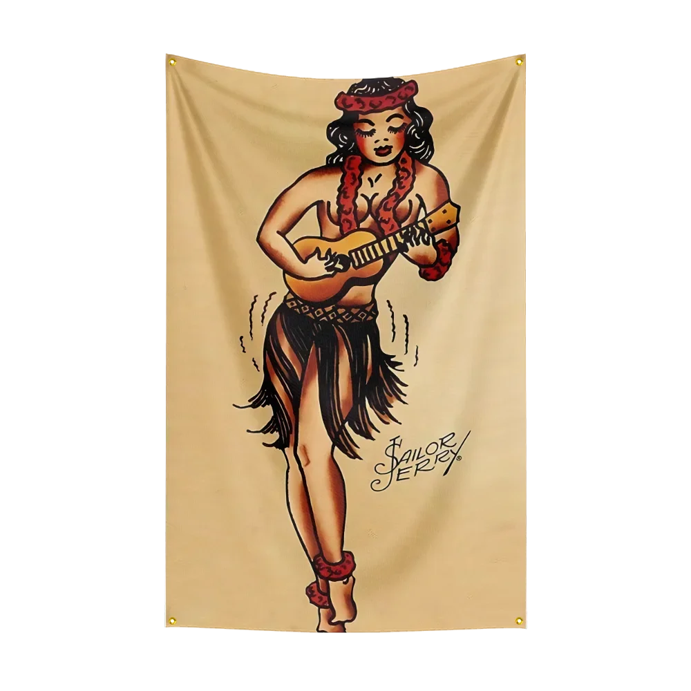 3×5ft S-Sailor Jerrys rum Flag Polyester Printed Alcohol Wine Banner For Decor Drink rum Beer Flag