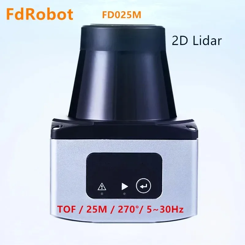 FdRobot FD025M LiDAR 270° TOF Laser Lidar 25M Range Radius for AGV Obatcles Avoidance and Navigation