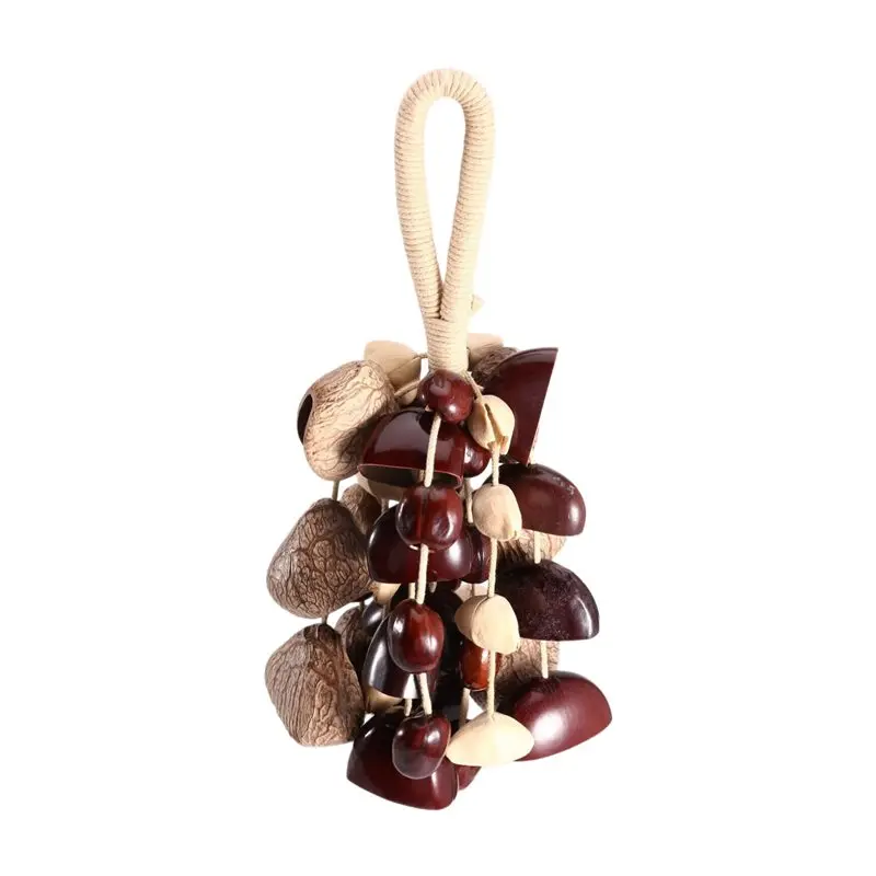 

Seed Shell Shaker 42 Natural Nut Shells For Meditation ASMR Sound Therapy Yoga Hand Percussion Sound Healing Instrument-AT20