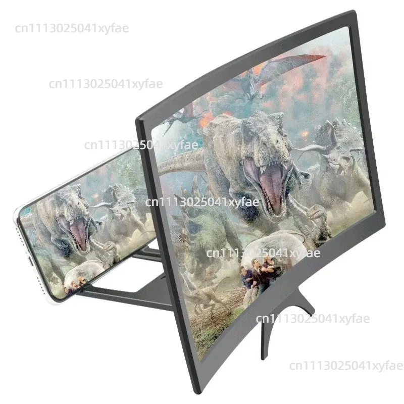 4PC 3X Curved Screen Phone Magnifier 12