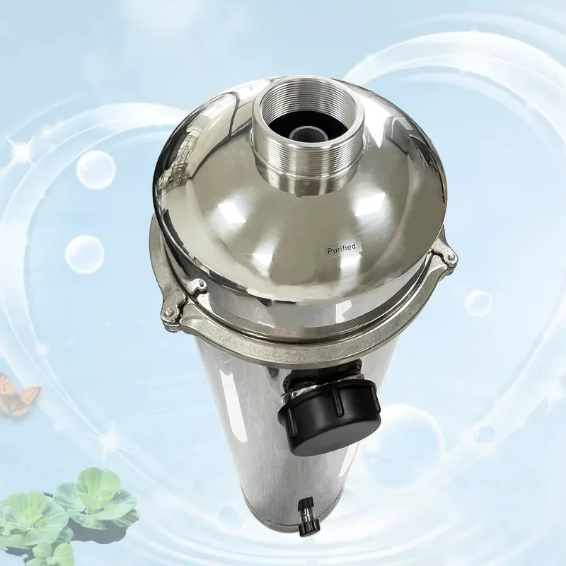 SWK254-80000L/H Outdoor & Household Use 304 Stainless Steel Tankless 3-Stage Ultrafiltration Industrial Water Filter