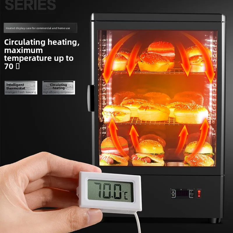 Insulation cabinet Commercial heating Constant temperature beverage heating cabinet Display Warm cabinet Hot