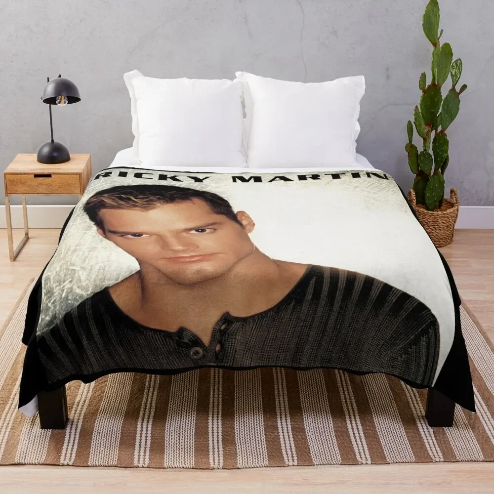 

Ricky Martin Throw Blanket cosplay anime manga Shaggy Winter beds Blankets