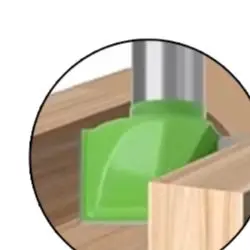 12.7mm Shank Cleaning Bottom Router Bit Carbide Double For Edge For Wood For Acrylic MDF PVC CNC Engraving Milling Tool 10-40mm