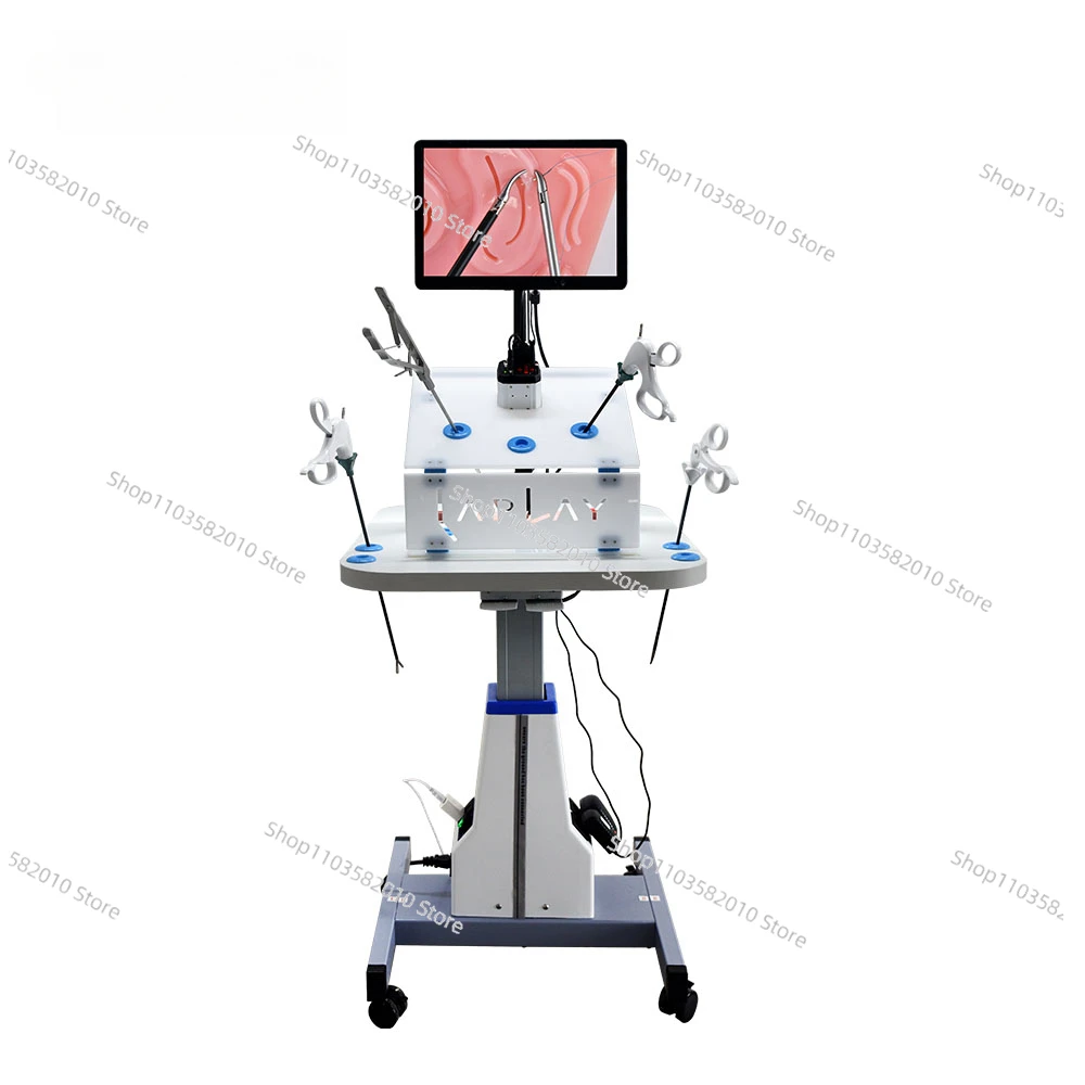 

Laplay Laparoscopic Trainer Simulator Box with Camera and Practice modules for Doctor Medical Students Nurse Training