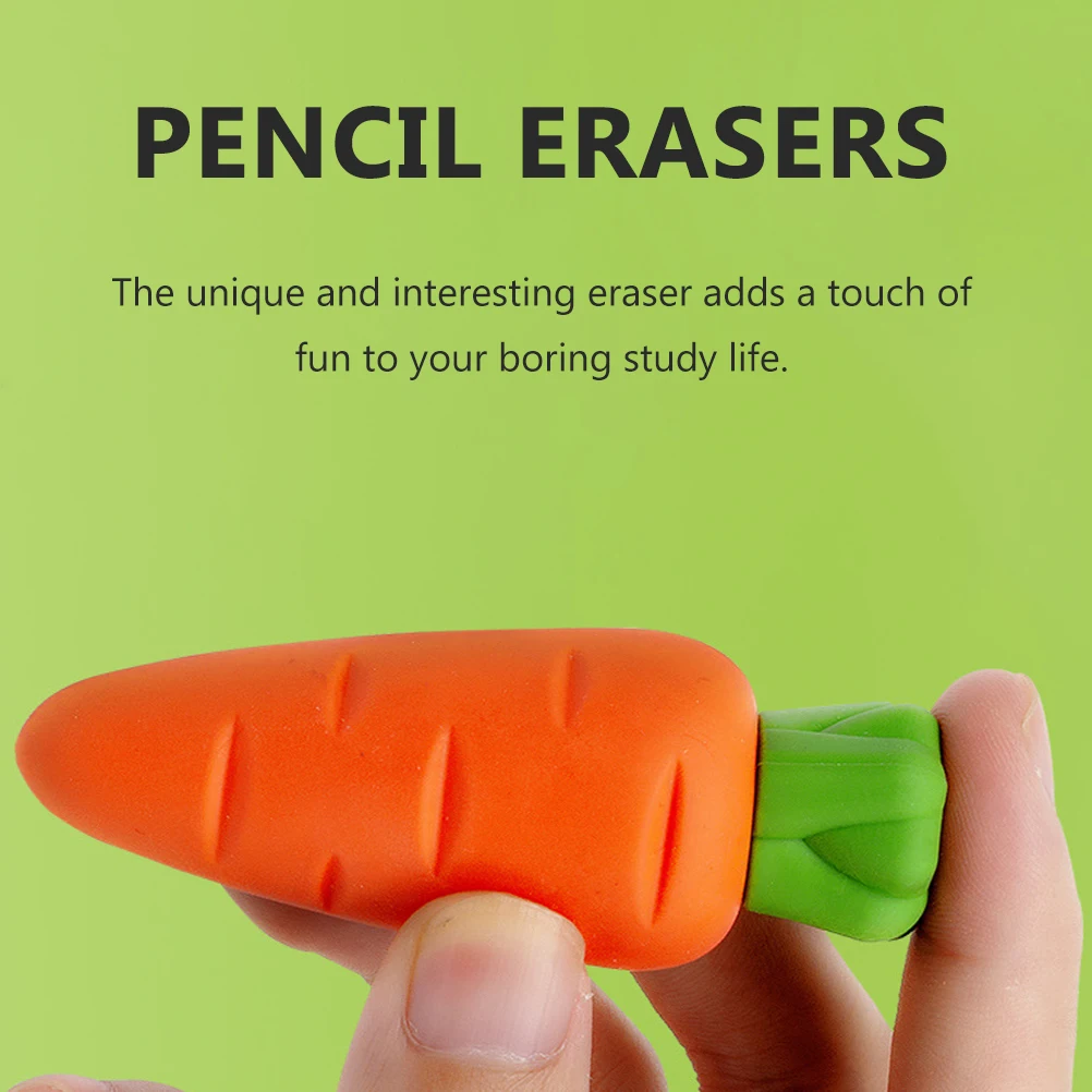 

Fruit Shaped TPE Erasers Compact Kids Cartoon Mini Daily Use School Portable Creative Design Removes Pencil Handwriting Small