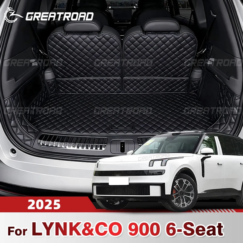 

GREATROAD For LYNK&CO 900 6-Seat 2025 Auto Full Coverage Trunk Mat Car Protective Pad Cargo Liner Interior Accessories