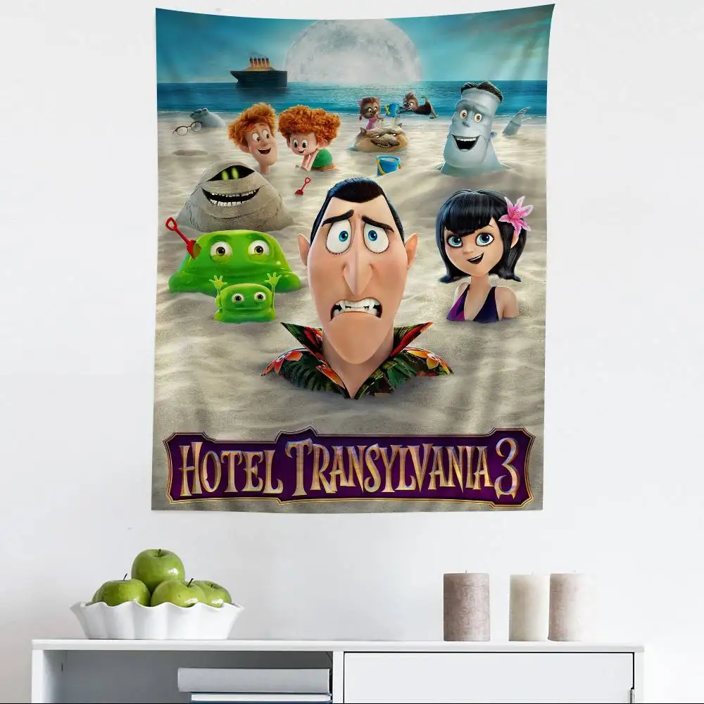 H-Hotel T-Transylvania Movie Hanging Bohemian Tapestry Bohemian Wall Tapestries Mandala Cheap Hippie Wall Hanging