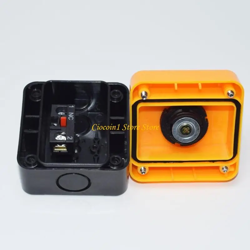 

A3PC Red Emergency Stop Switches With Metal Actuator & Cover Safety Rate Emergency Stop Device for Motor Control Systems