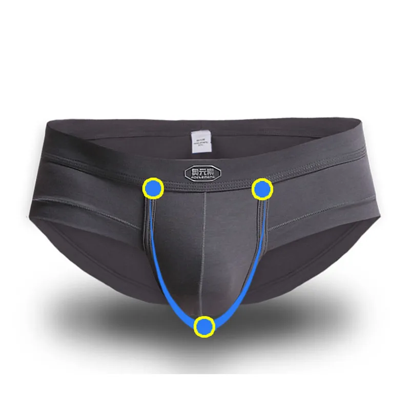 

5 шт. Мужское нижнее белье U Convex Modeel, мужские спортивные трусы, впитывающие пот, дышащие, со средней посадкой, шорты.