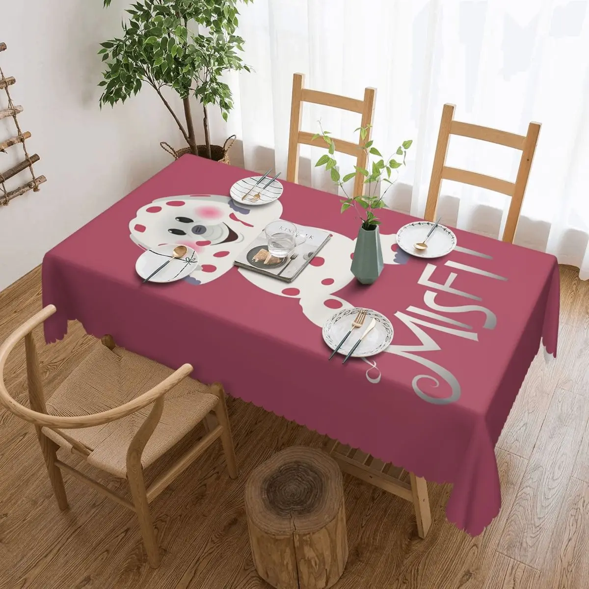 Misfits - Spotted Elephant Custom Rectangular Tablecloth Waterproof Table Cover for Festival Party Decorations Table Cloth
