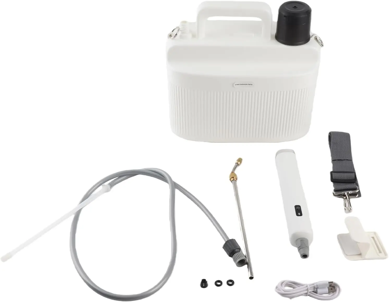 5L Electric Garden Sprayer Pump with 2200mAh Battery for Plant, Comfortable Grip Design, USB Rechargeable Watering Can for Home Gardeners, White (White #73)