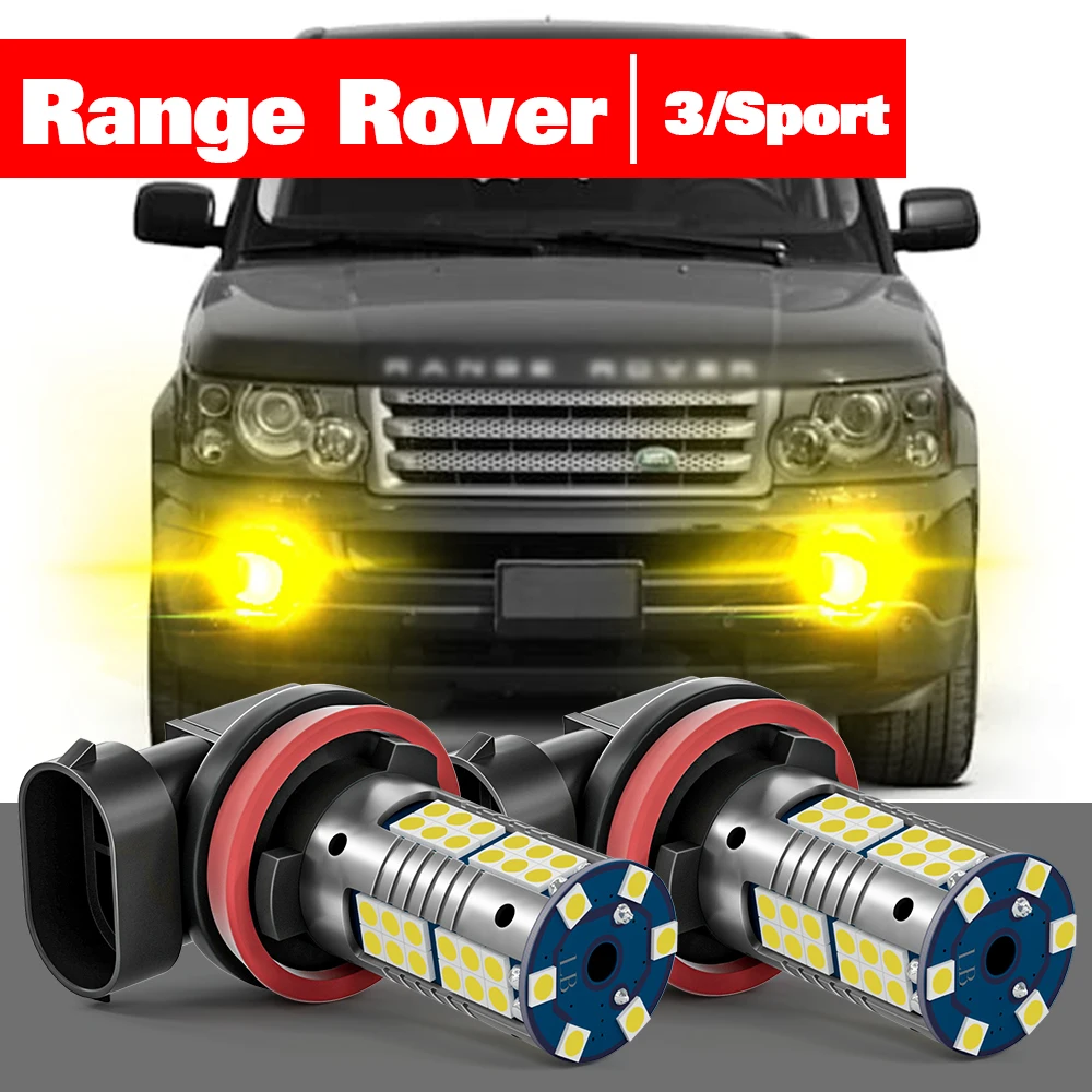 

For Land Rover Range Rover 3 Sport 1 2005-2013 2pcs LED Fog Light Accessories 2006 2007 2008 2009 2010 2011 2012