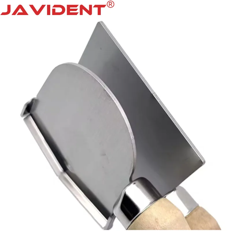 1Pc Dental Wax Spatula Aluminum Alloy Wax Spatula Laboratory Tools: Square and Semi-Circular Dental Prosthesis Materials