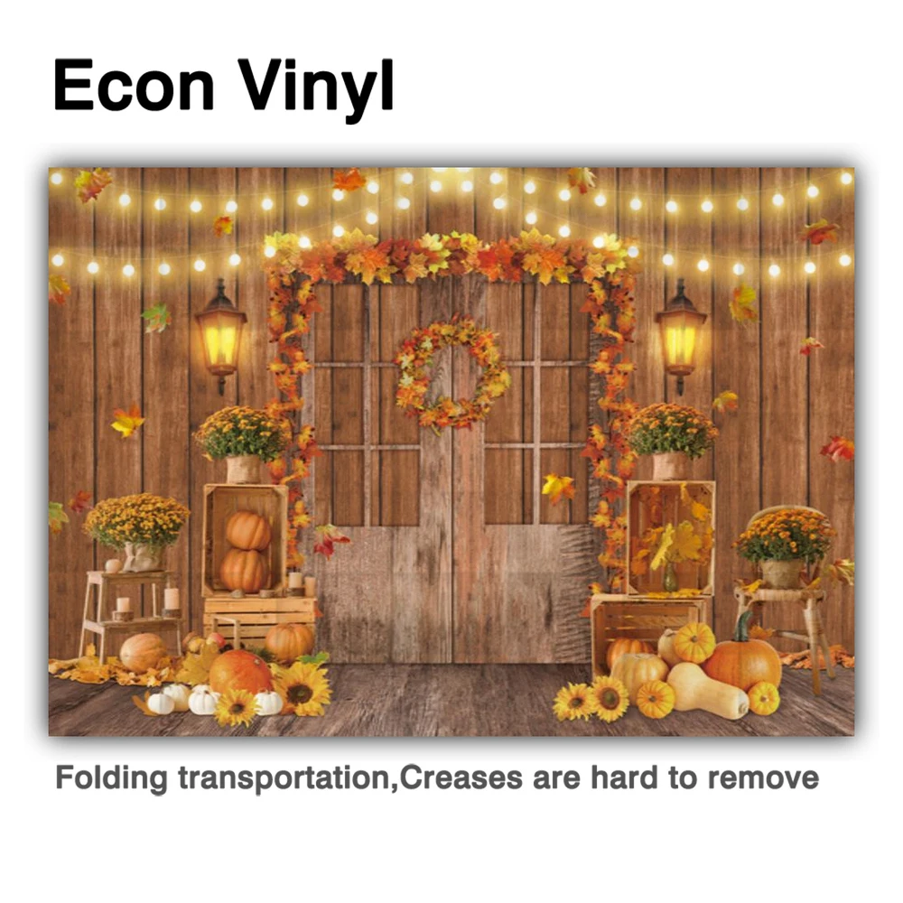 Funnytree 츄이 나무 배경 가을 헛간 덤불 호박 농장 생일 파티 초상화 아기 샤워 사진 소품 배경