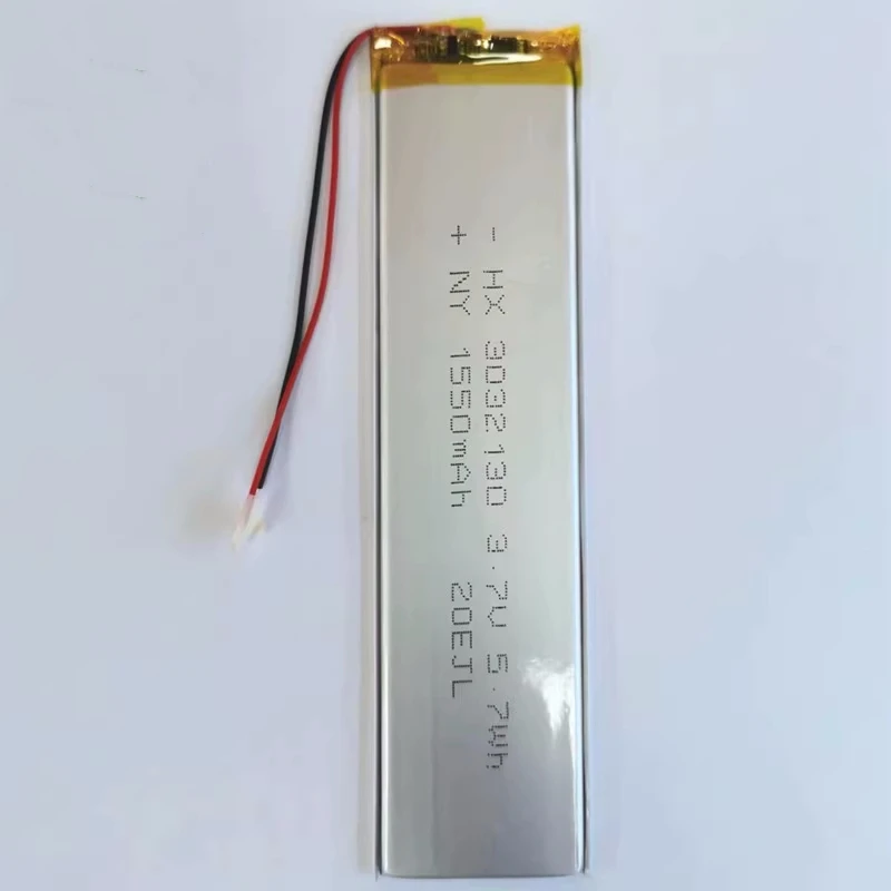 3032130 3.7V 1550mAh litowo-polimerowe ogniwa akumulator lipo do świateł LED Bluetooth klawiatura wideorejestrator samochodowy