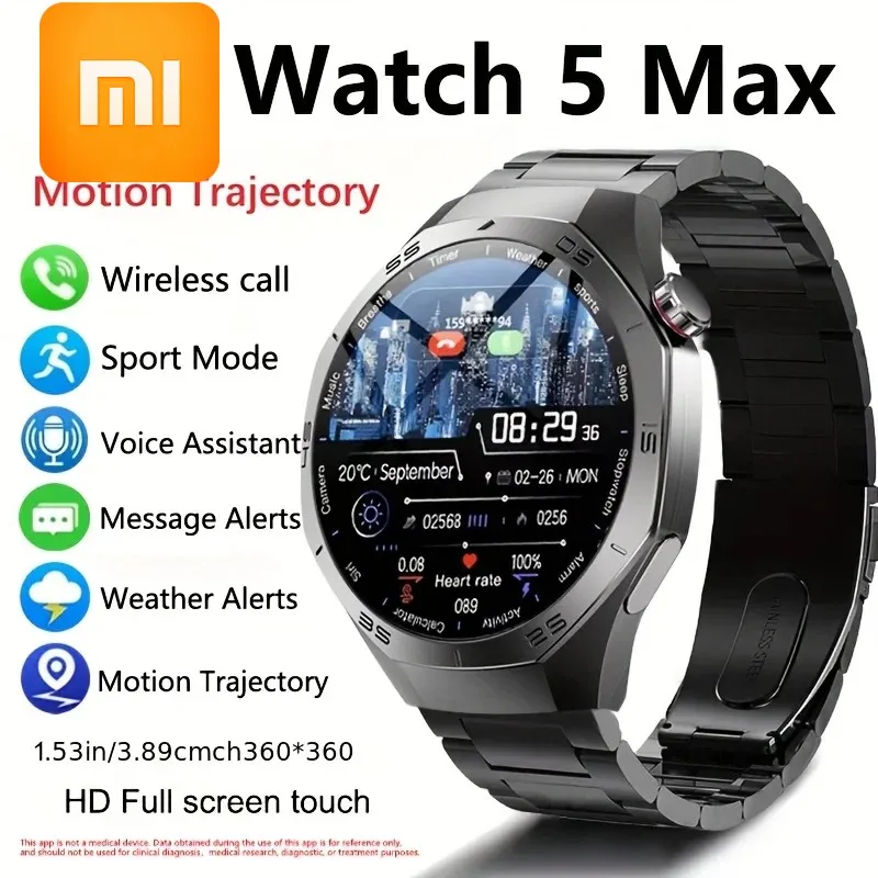 

Смарт-часы Xiaomi для Android и iOS, мужские, с AMOLED-экраном, GPS, отслеживанием траектории движения, измерением частоты сердечных сокращений, Bluetooth, функцией звонков, водонепроницаемые.