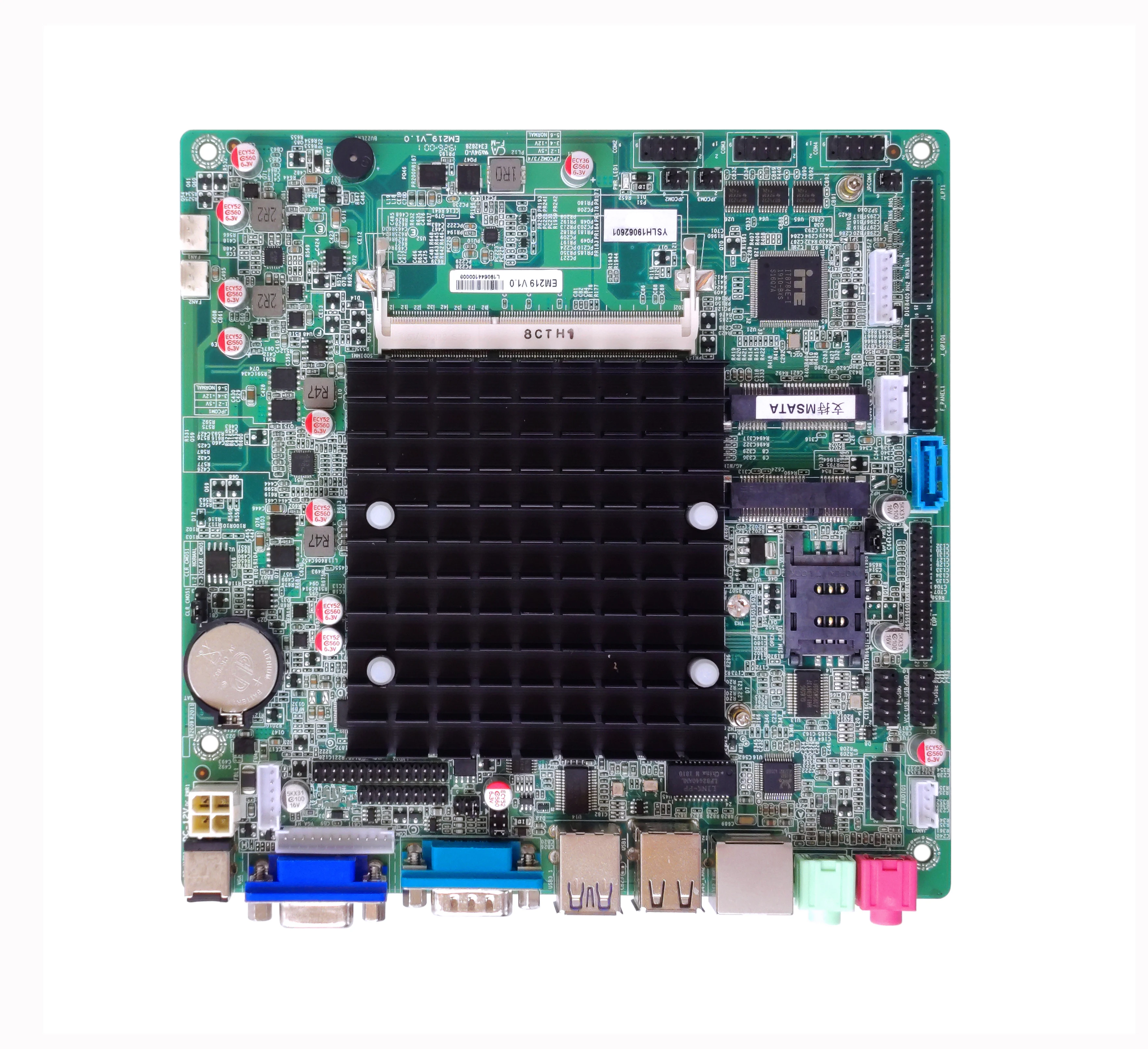 ELSKY Mini Motherboard Supports Celeron Pentium J1800/J1900/J2900 12V Power 1*NB-DDR3 8GB RAM