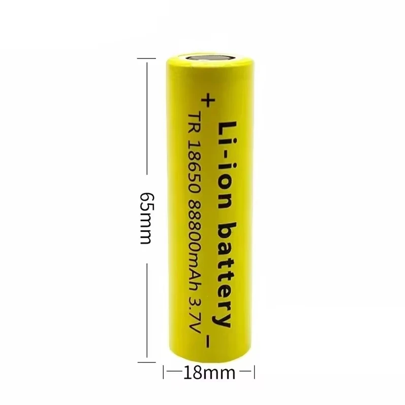 Free Shipping of Original 18650 Batteries 88800mah 3.7 V 18650 Flashlight Batteries Lithium Rechargeable Battery Toy Screwdriver