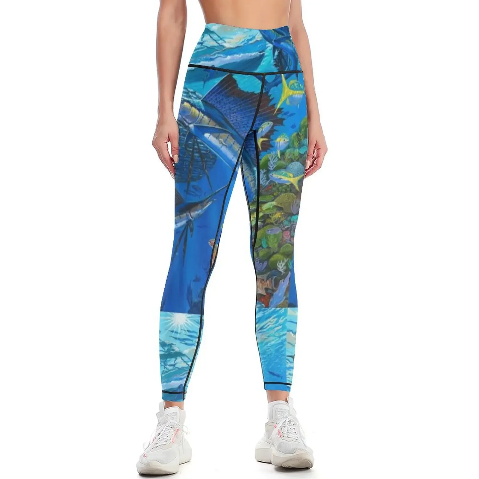 

Sailfish Reef Leggings exercise clothing for Fitness woman sportswear gym sports woman gym Womens Leggings