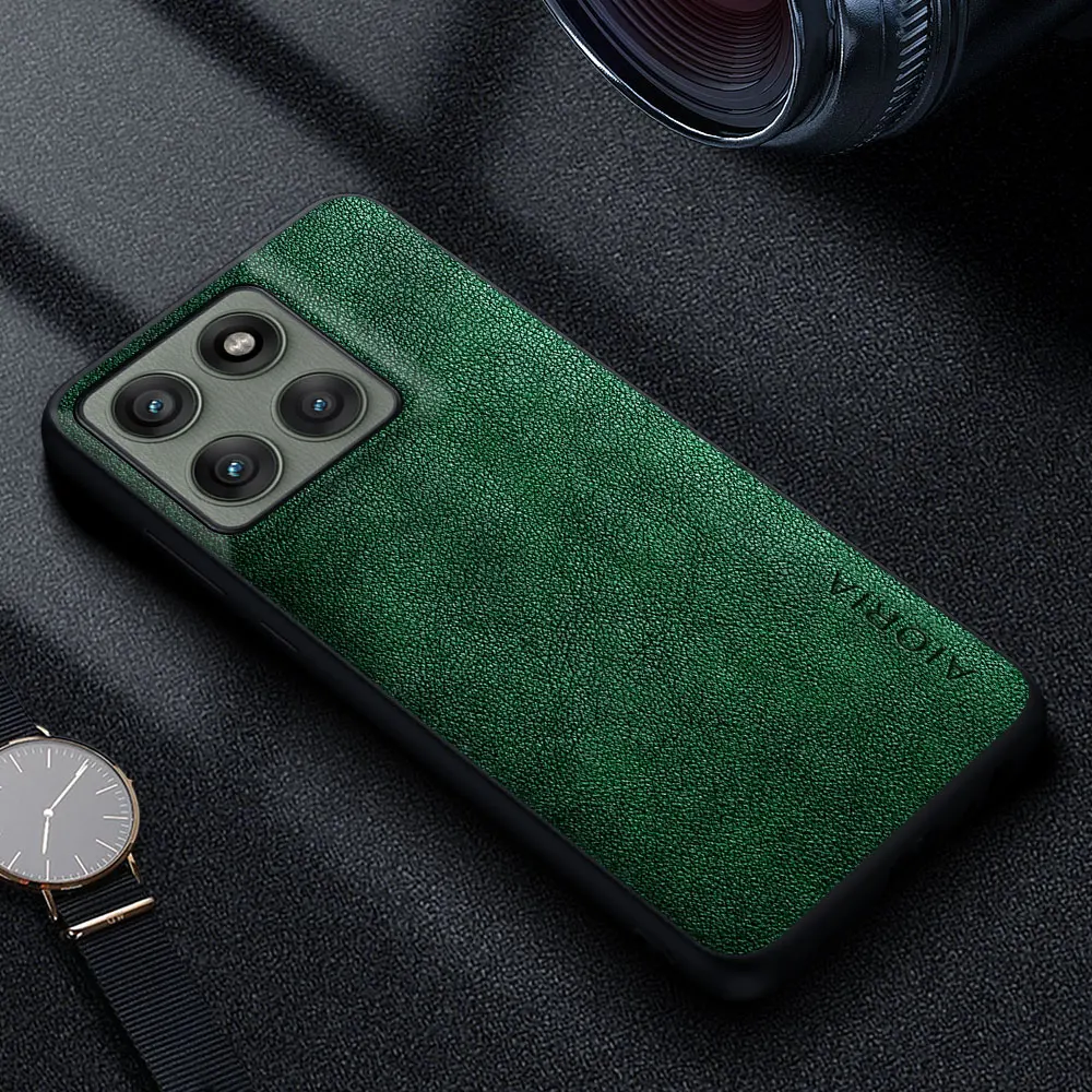 حافظة لهاتف موتورولا إيدج 60 فيوجن برو غطاء هاتف جلدي فاخر بنمط عمل فوندا ريترو بلون سادة #4