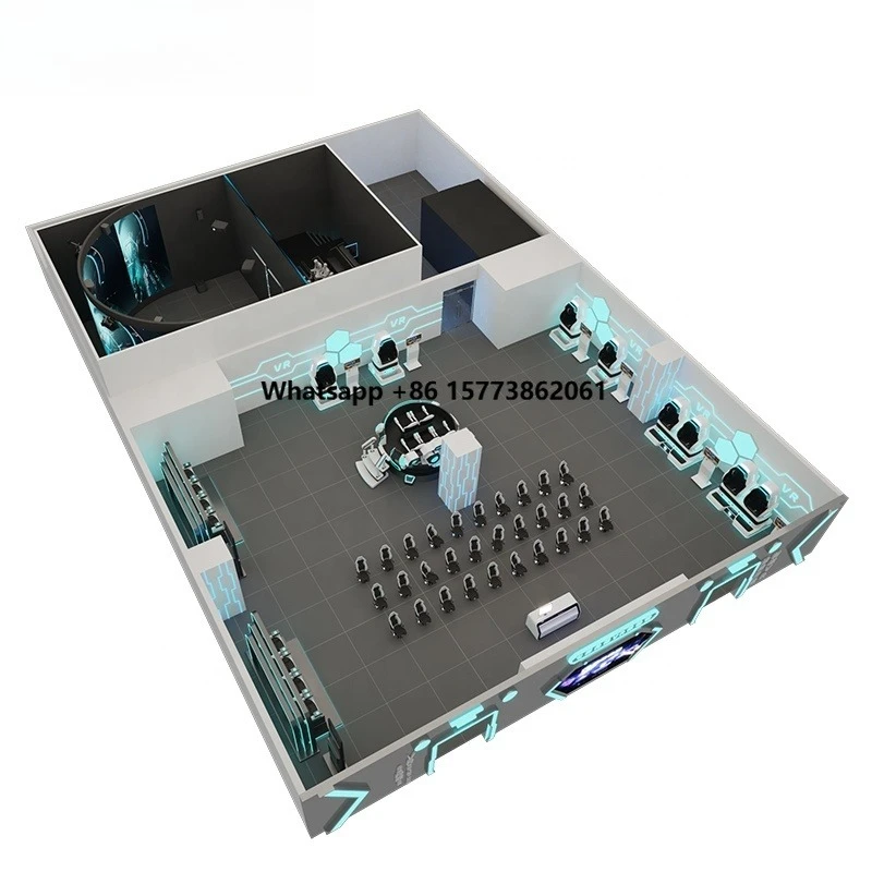 VR Theme Park 2027 New VR Game Machine Simulator Supplier 5D 7D 9D 12D VR Park Las Vegas Virtual Reality Amusement Park