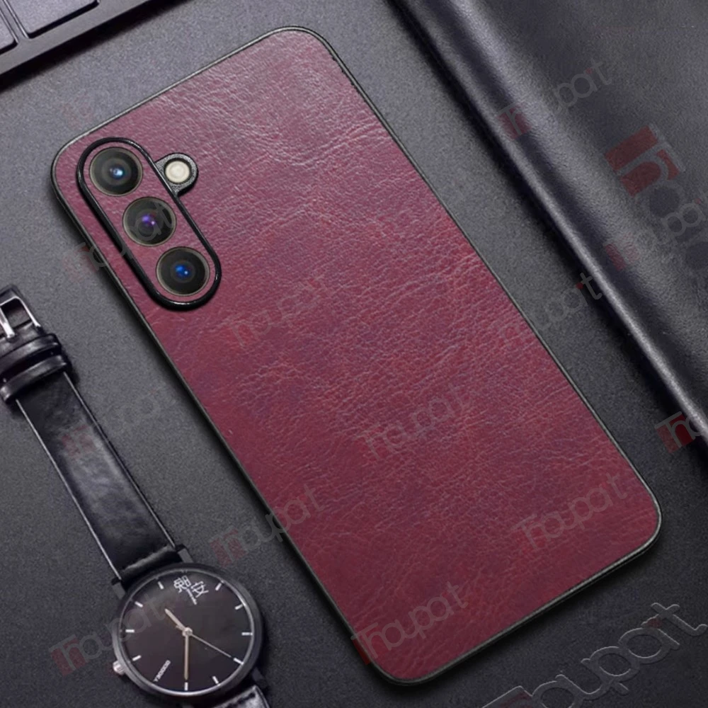 Retro Leather Case For Samsung Galaxy A54 Business Durable Phone Cover For Samsung A54 Case