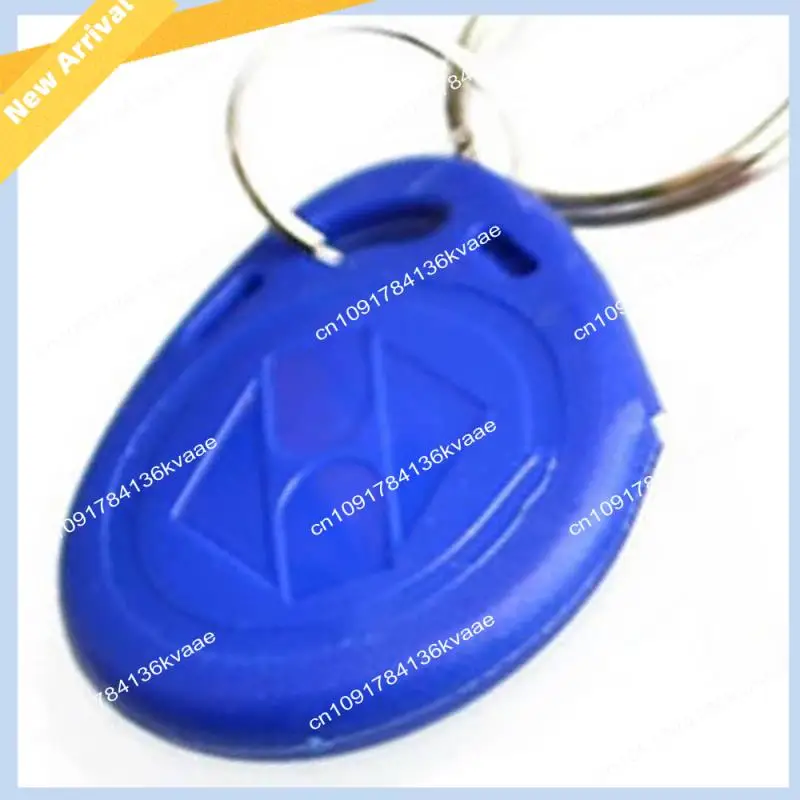 

M01K EM4100 Read Only EM4100 125Khz Card Blue Plastic ID Card Keychain Proximity Card 5Piece